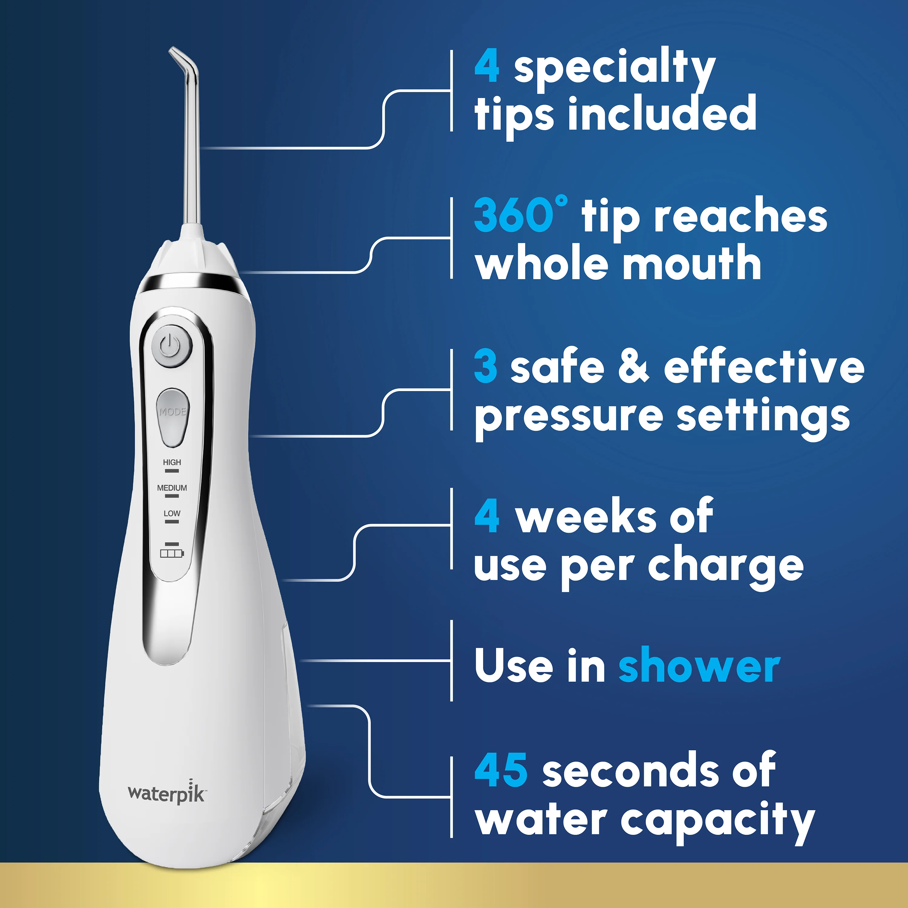 Cordless Advanced 2.0 Water Flosser (Save $20 with code "ADVMAY26” at checkout!) - Image 3